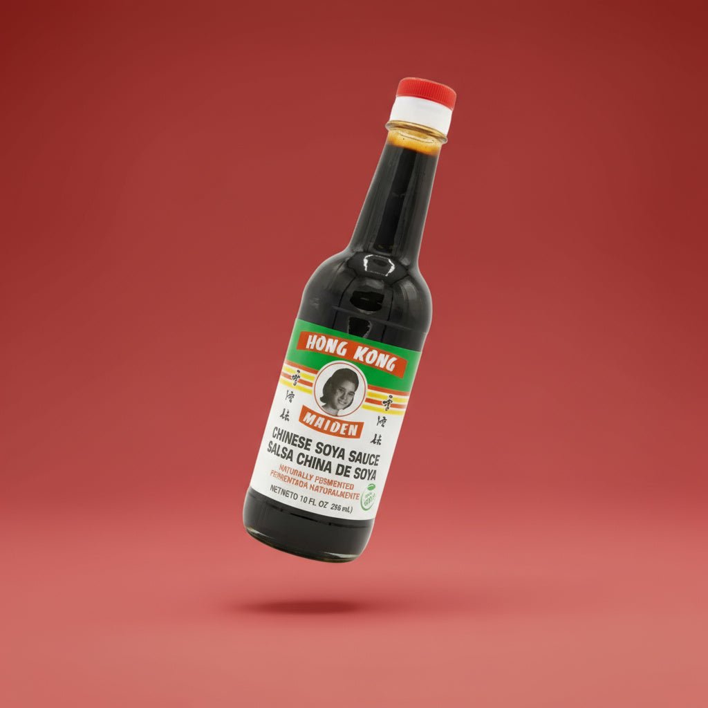 HONG KONG MAIDEN SOYA SAUCE 12/10 OZ - La Fe Foods