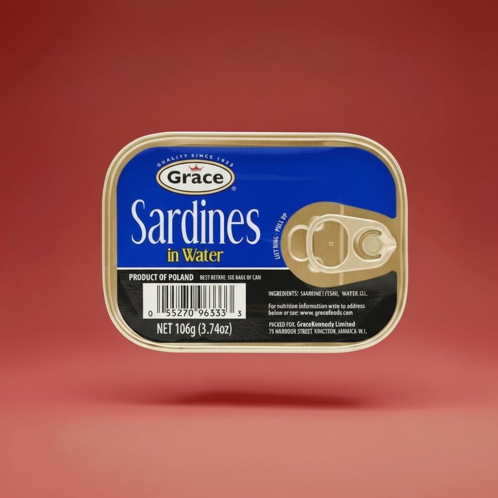 GRACE SARDINES IN WATER 50X106g - La Fe Foods