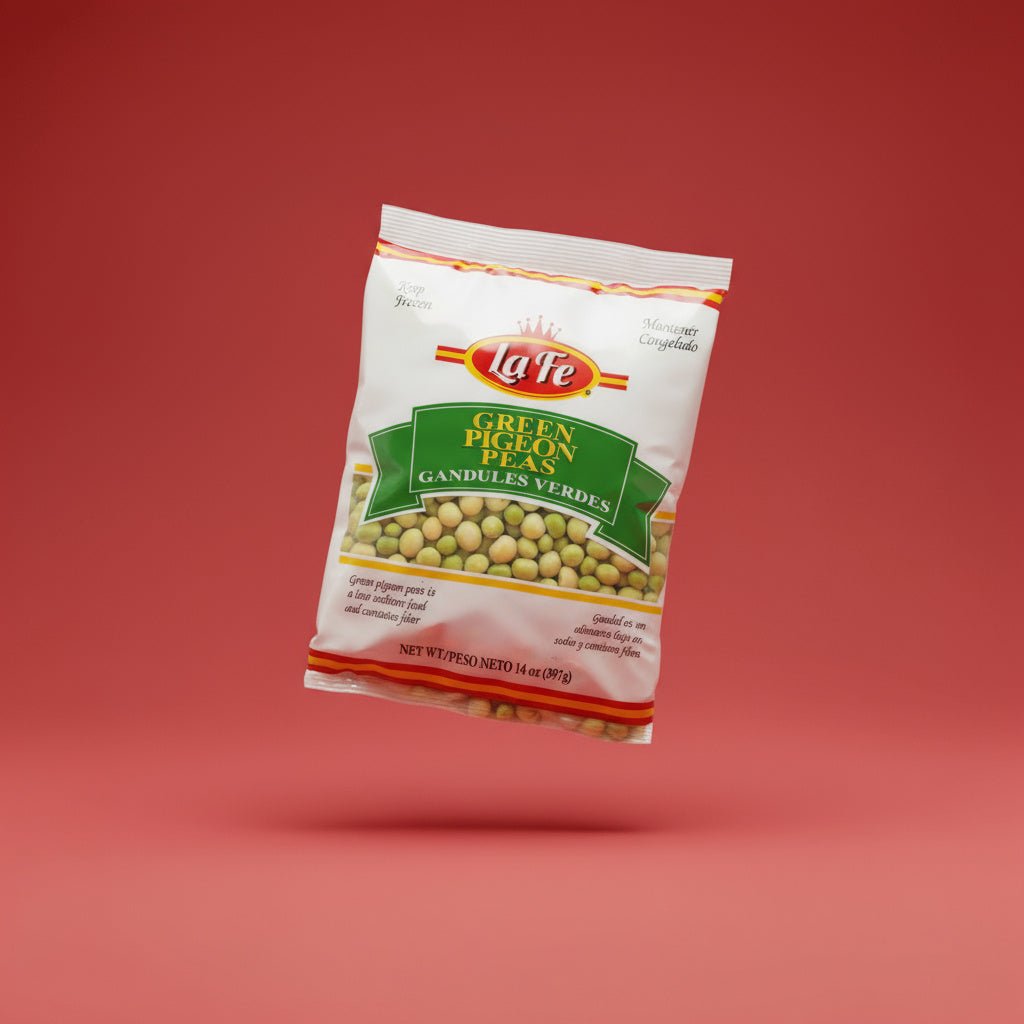 LA FE FROZEN PIGEON PEAS 24/14 OZ - La Fe Foods