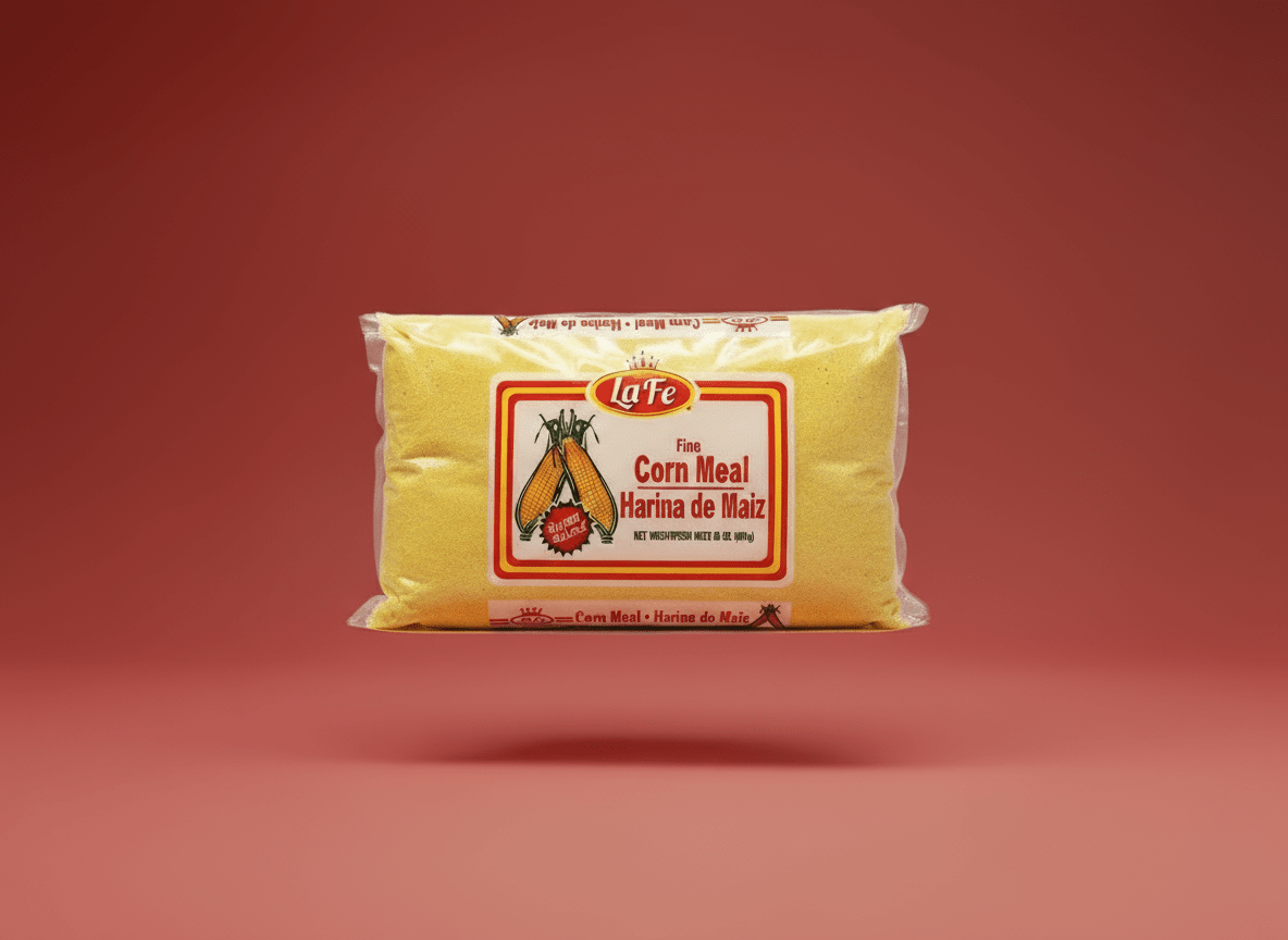 La Fe Corn Meal Fine 12/28 OZ 202227 - La Fe Foods