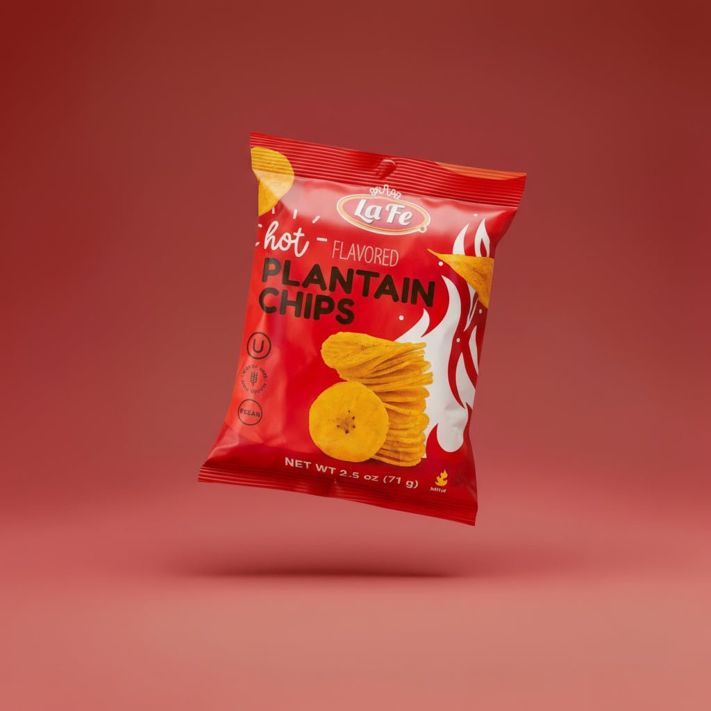 LA FE CHIPS PLANTAIN HOT 24/ 2.5 OZ - La Fe Foods