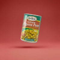 GRACE GREEN PIGEON PEAS 24/15 OZ - La Fe Foods