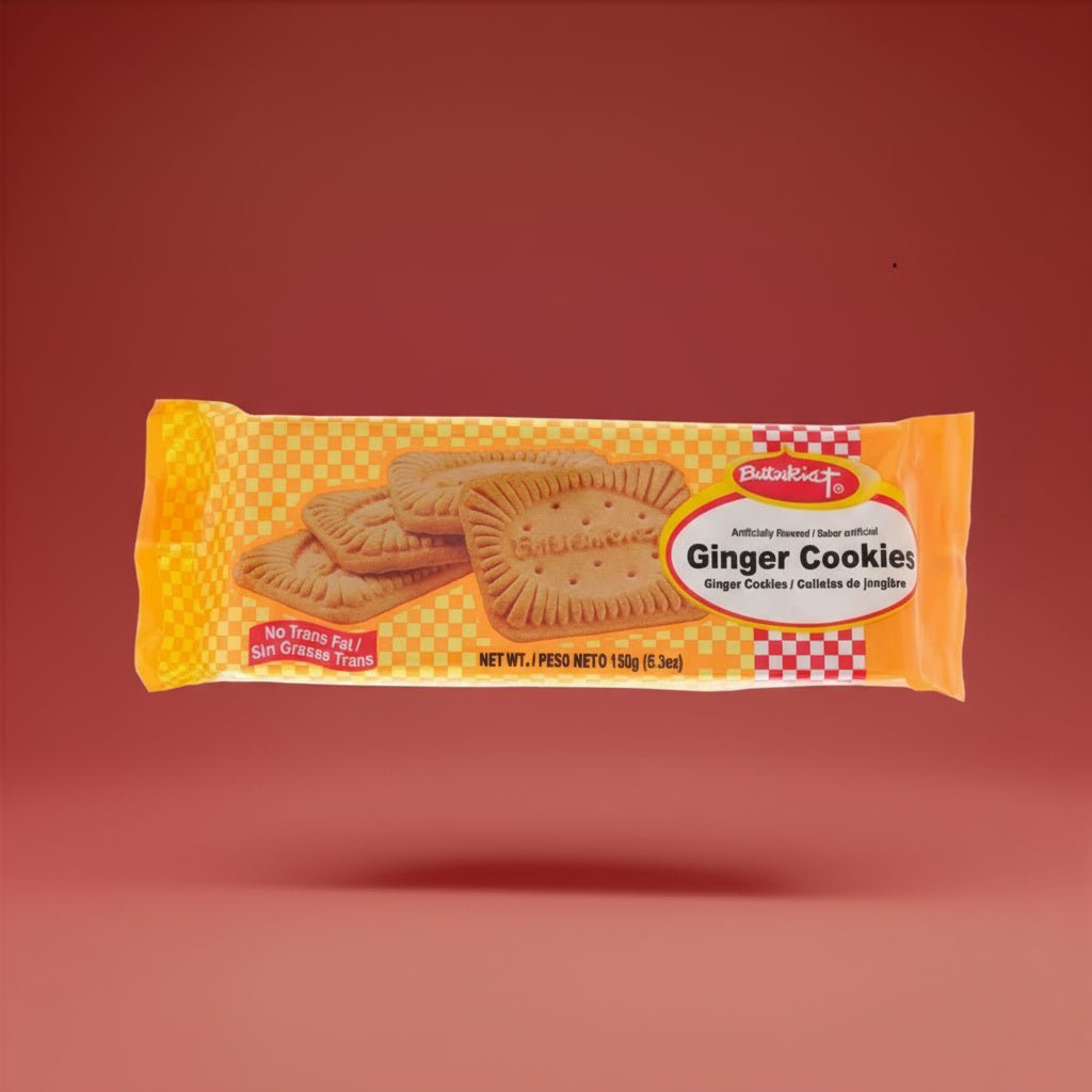BUTTERKIST GINGER COOKIES 24X150g - La Fe Foods