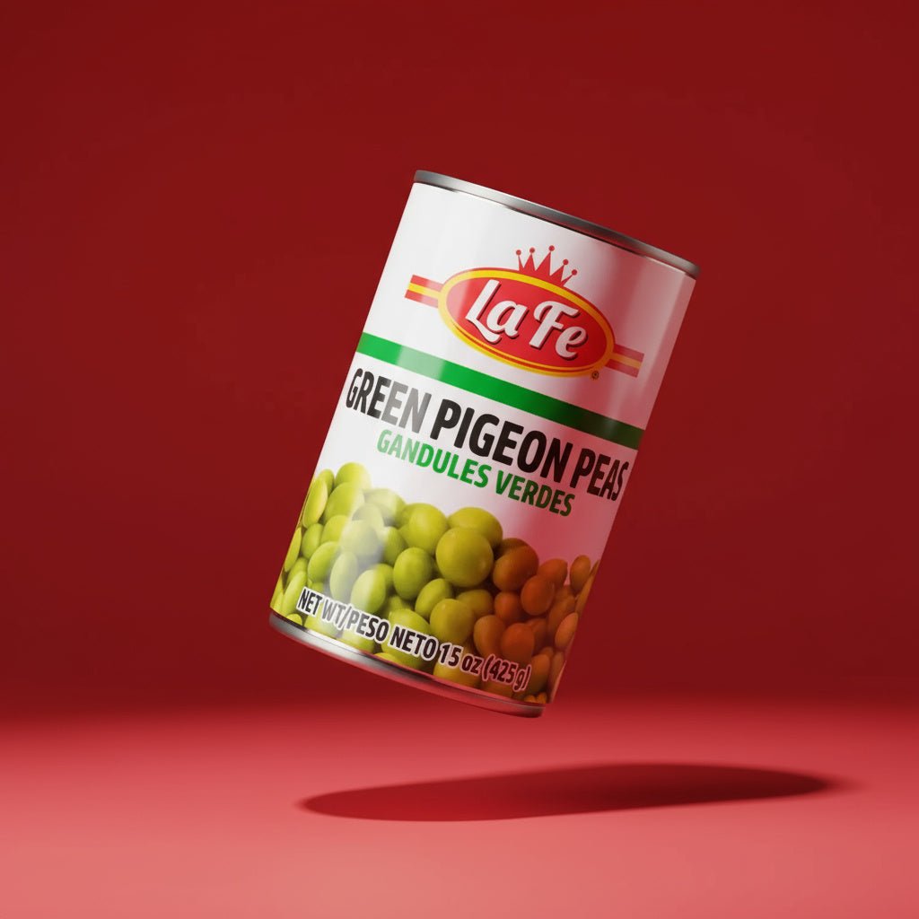 LA FE GREEN PIGEON PEAS 24/15 OZ - La Fe Foods