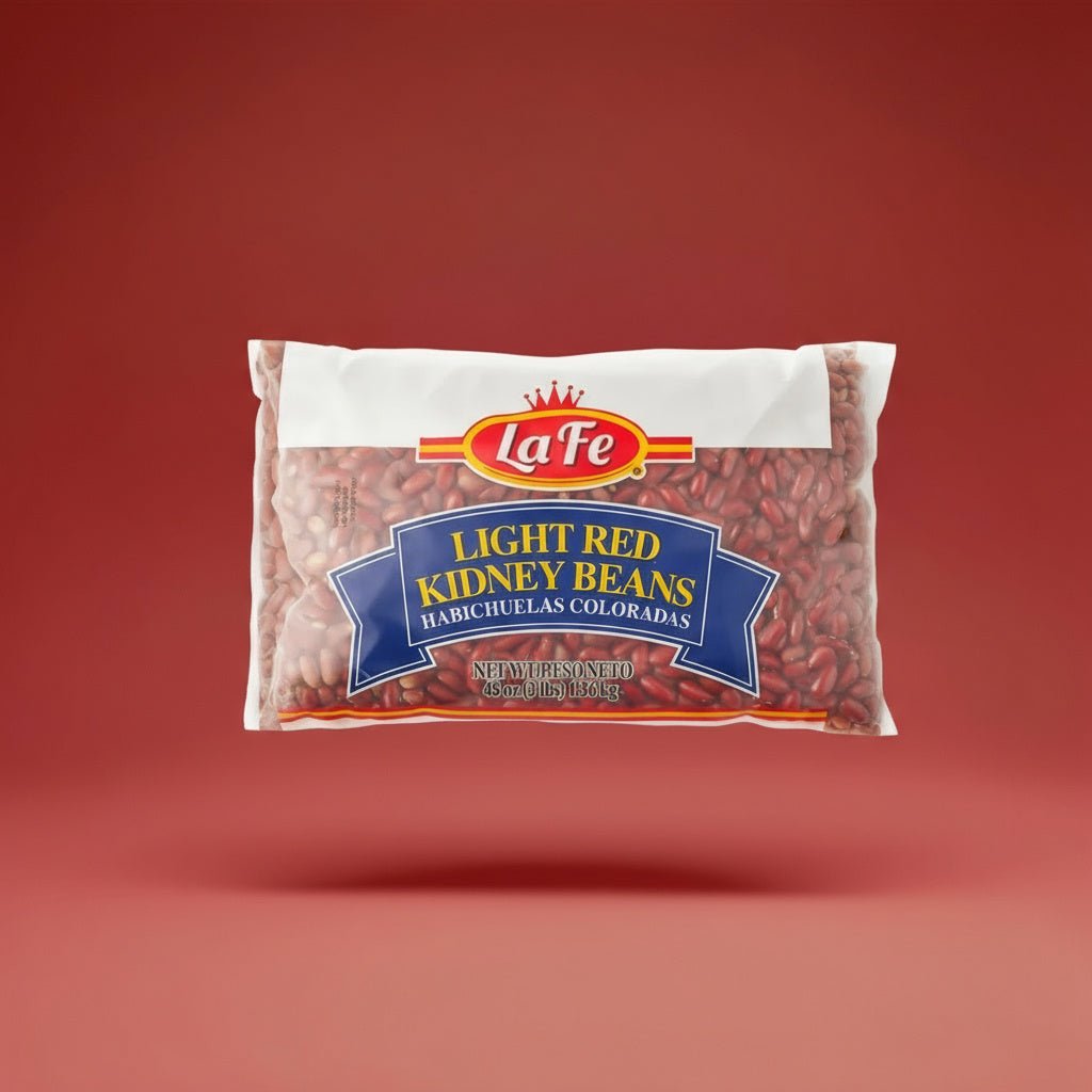 LA FE DRY LIGHT RED KIDNEY BEANS 6X3 LB - La Fe Foods