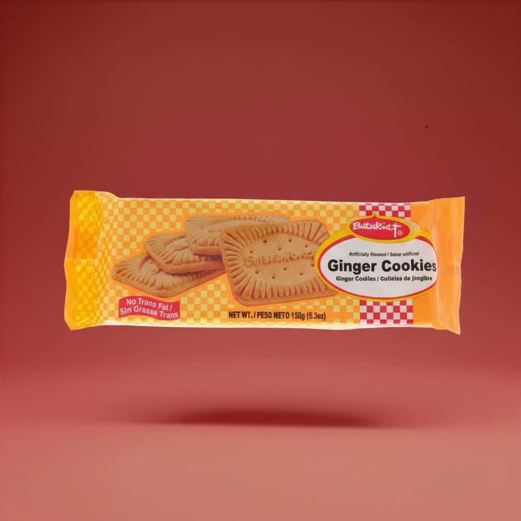 Butterkist ginger cookies 150g biscuits