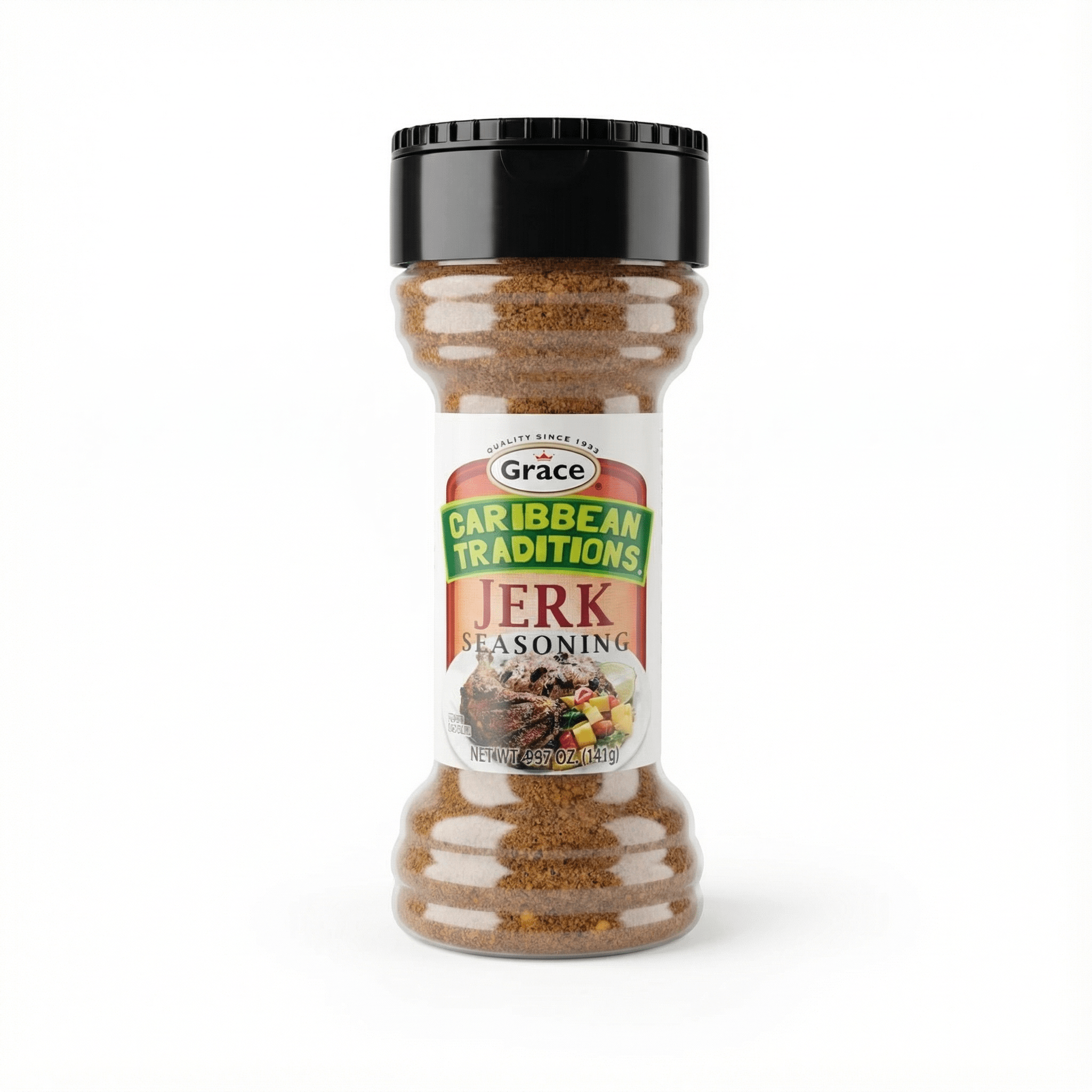 CARIB TRAD JERK SEASONING 12X4.97oz - La Fe Foods