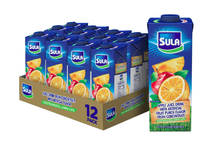 SULA FRUIT PUNCH JUICE TETRA 12X940ML - La Fe Foods
