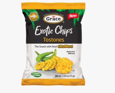 GRACE EXOTIC CHIPS - TOSTONES 12X75G
