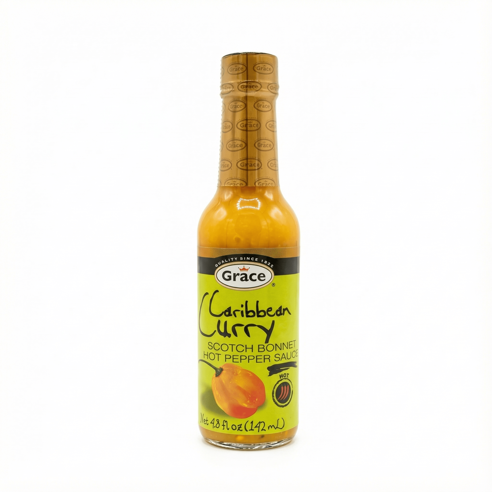 GR CURRY S/BONNET PEPPER SAUCE 24/4.8 OZ - La Fe Foods