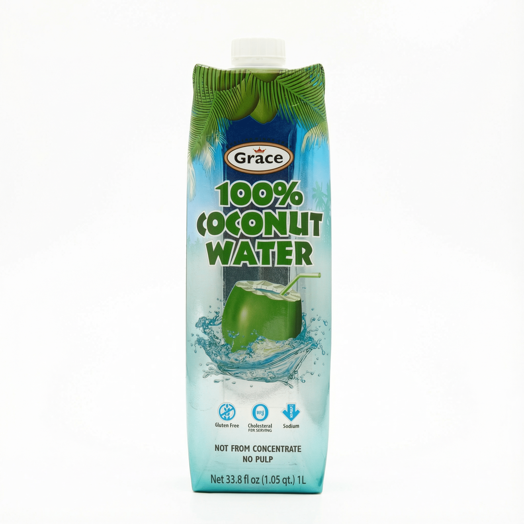 GR PRISMA COCO WATER NO SUGAR/PULP12x1LT - La Fe Foods