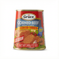 GR REDUCED SODIUM CORNED BEEF US 12x12oz - La Fe Foods