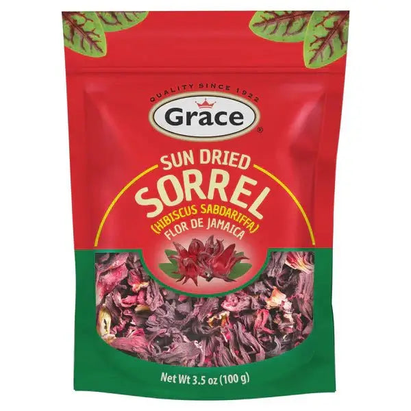 GRACE DRIED SORREL 24X100G - La Fe Foods