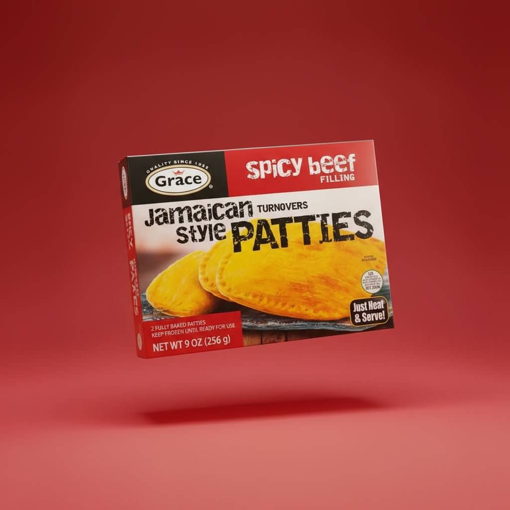 Grace spicy beef patty Jamaican style