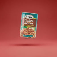 Grace baked beans 400g can