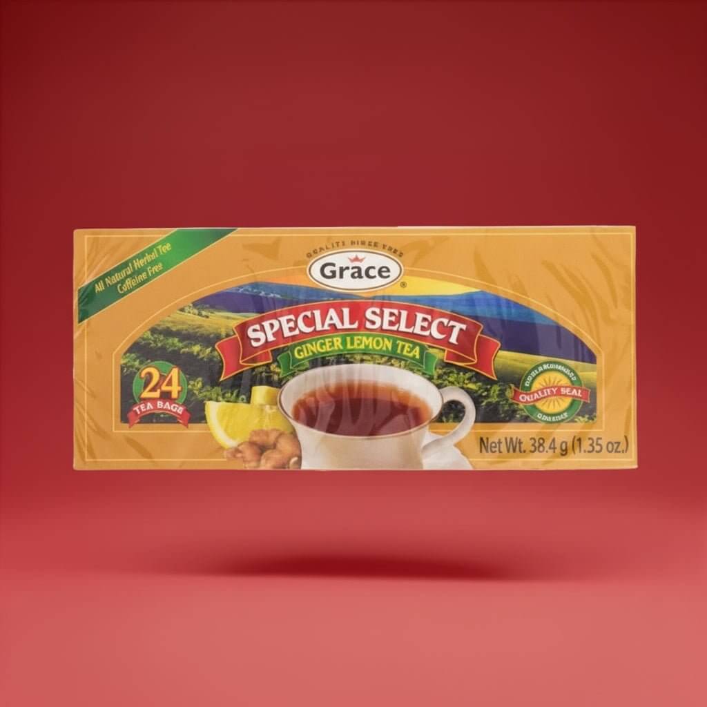 Grace ginger lemon tea herbal tea bags