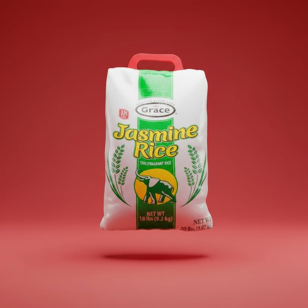 Jasmine Rice 18lbs – Grace Long Grain Fragrant Rice – La Fe Foods
