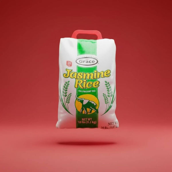 Jasmine Rice 18lbs – Grace Long Grain Fragrant Rice – La Fe Foods