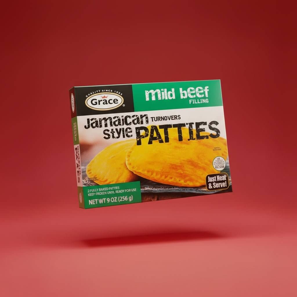 Grace mild beef patty Jamaican style