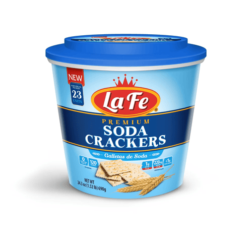 La Fe Premium Soda Crackers - La Fe Foods
