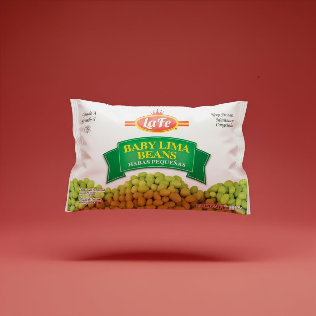 La Fe baby lima beans 16 oz