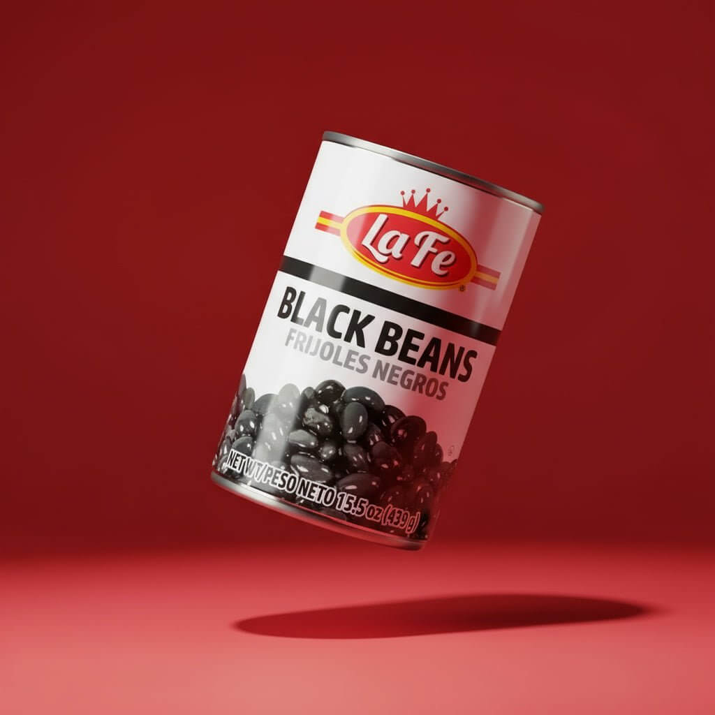 La Fe canned black beans 15 oz
