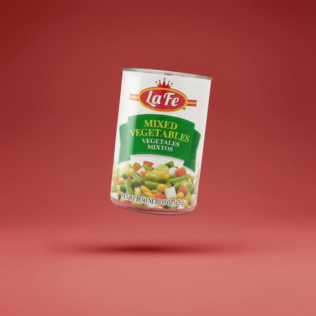 La Fe canned mixed vegetables 15 oz