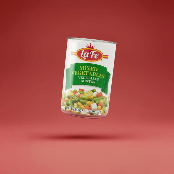 Canned Mixed Vegetables 15 oz | Ready-to-Eat Veggie Mix – La Fe Foods