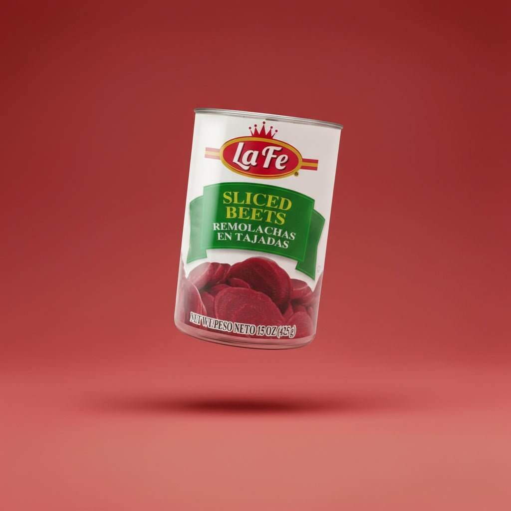 La Fe canned sliced beets 15 oz
