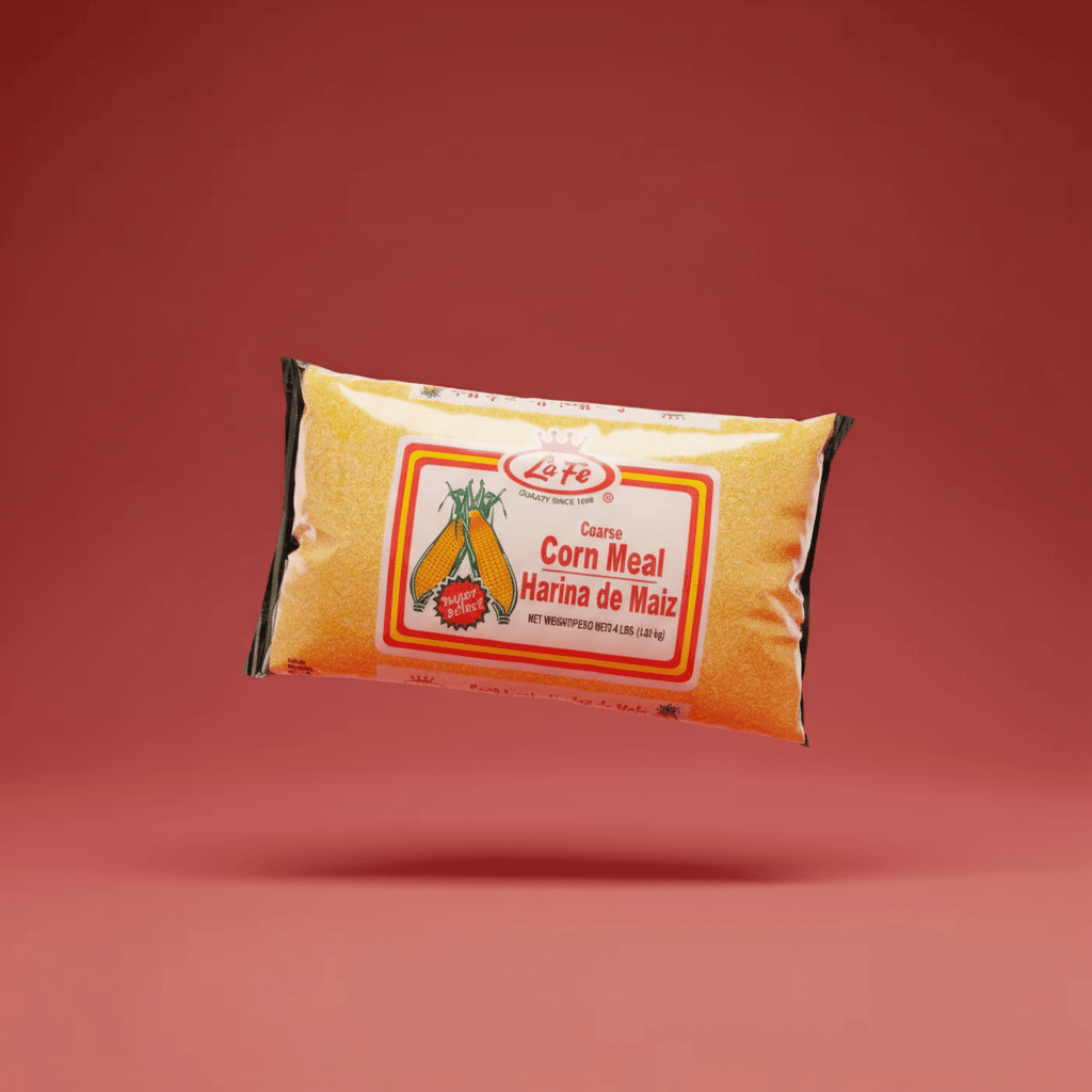 La Fe coarse corn meal 4 lb package