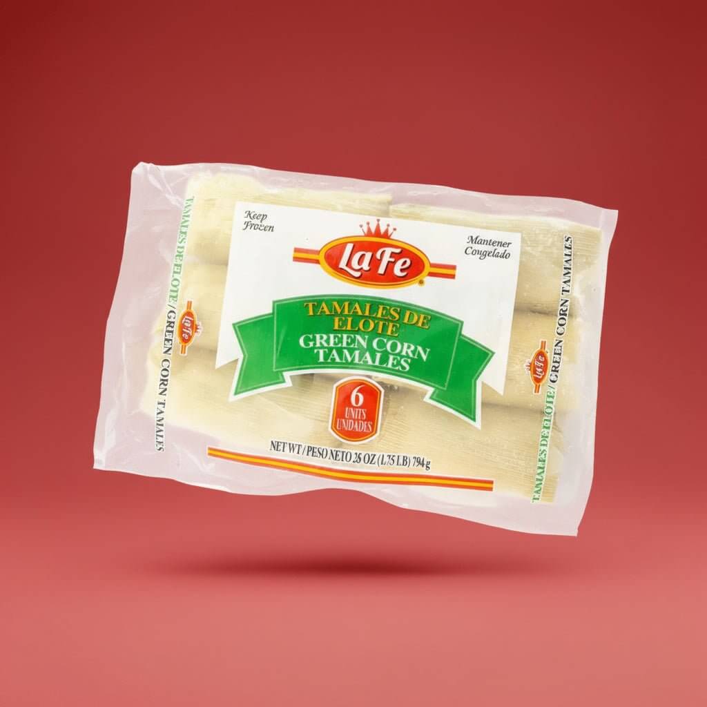 La Fe corn tamales 6 pack