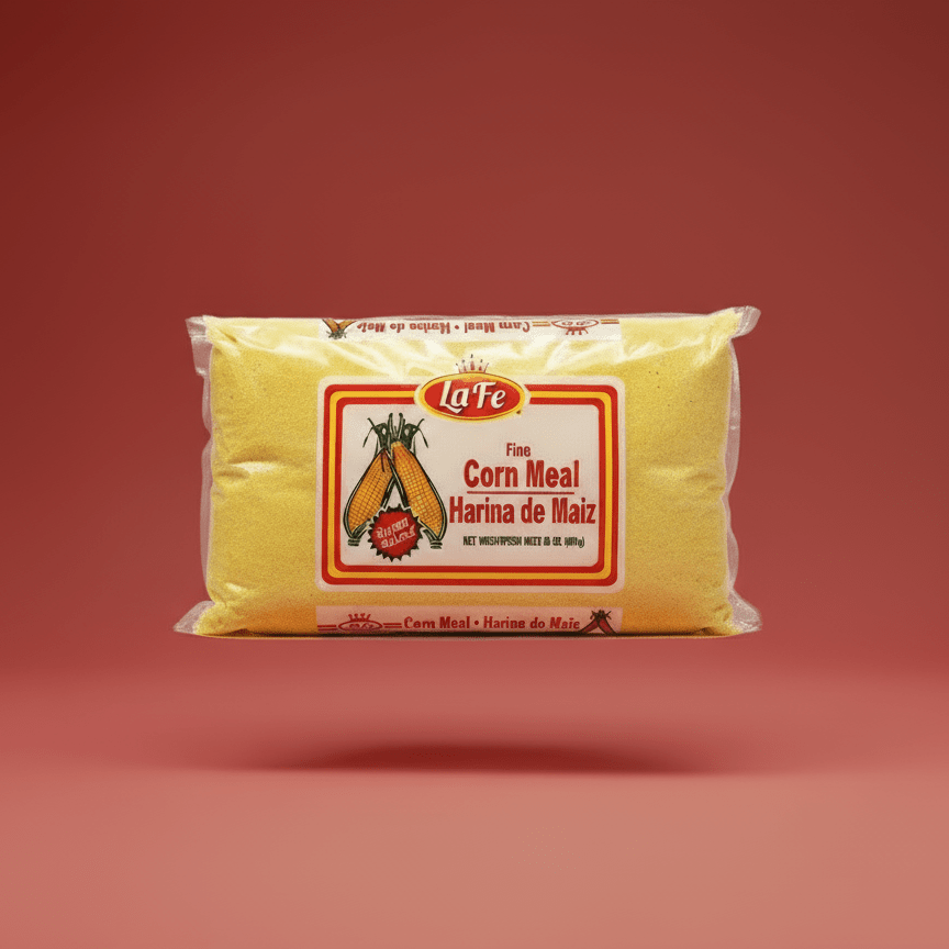 La Fe fine corn meal 28 oz package