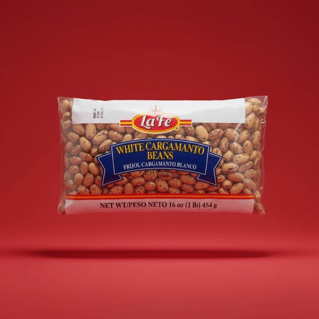 La Fe frijol cargamanto blanco 16 oz