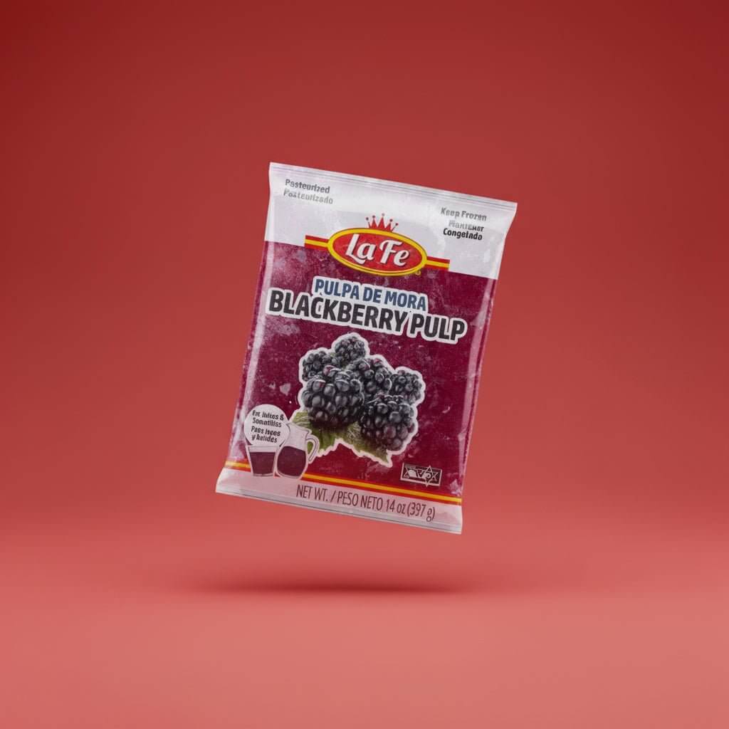 La Fe frozen blackberry pulp 14 oz