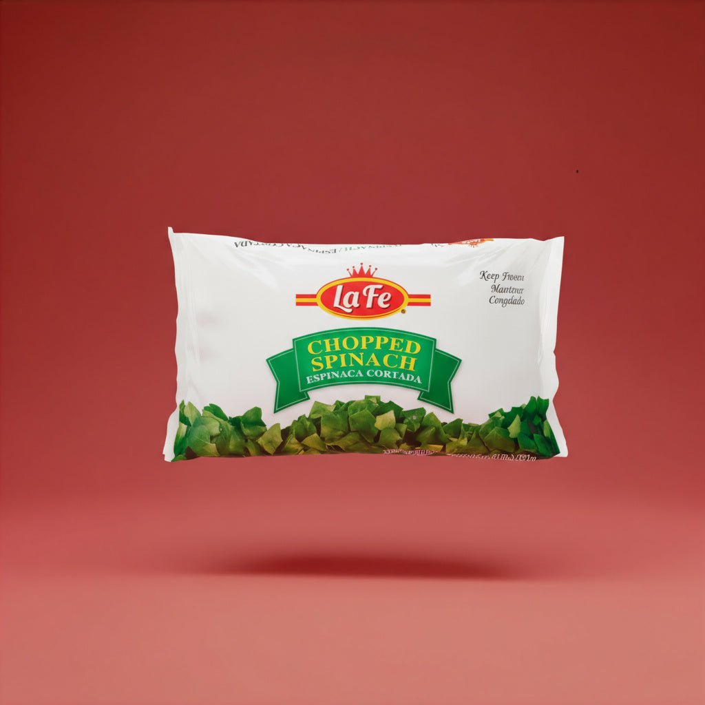 La Fe frozen chopped spinach 16 oz