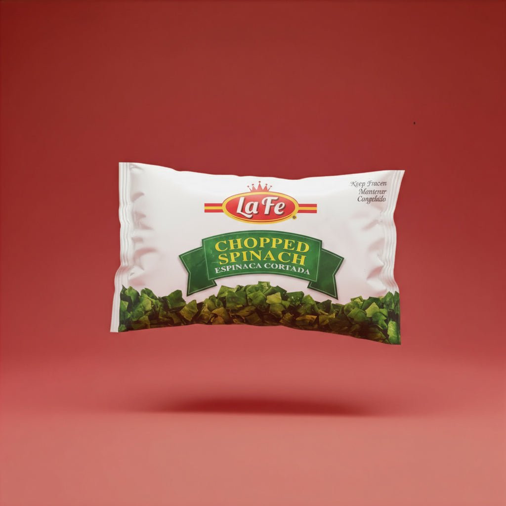 La Fe frozen chopped spinach 32 oz