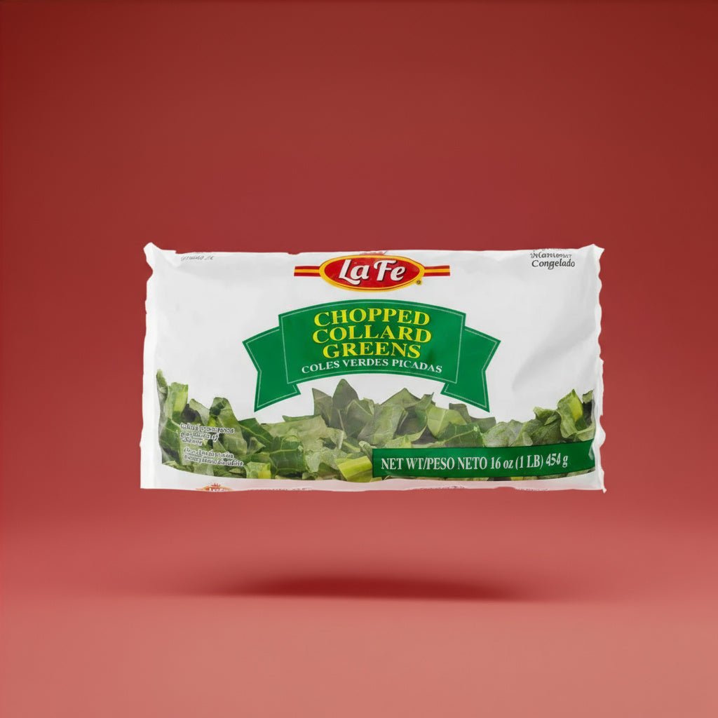 La Fe frozen collard greens 16 oz