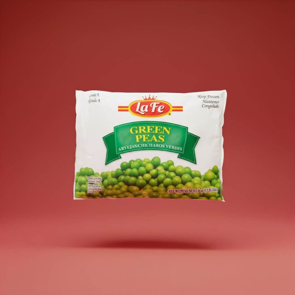 La Fe frozen green peas 16 oz