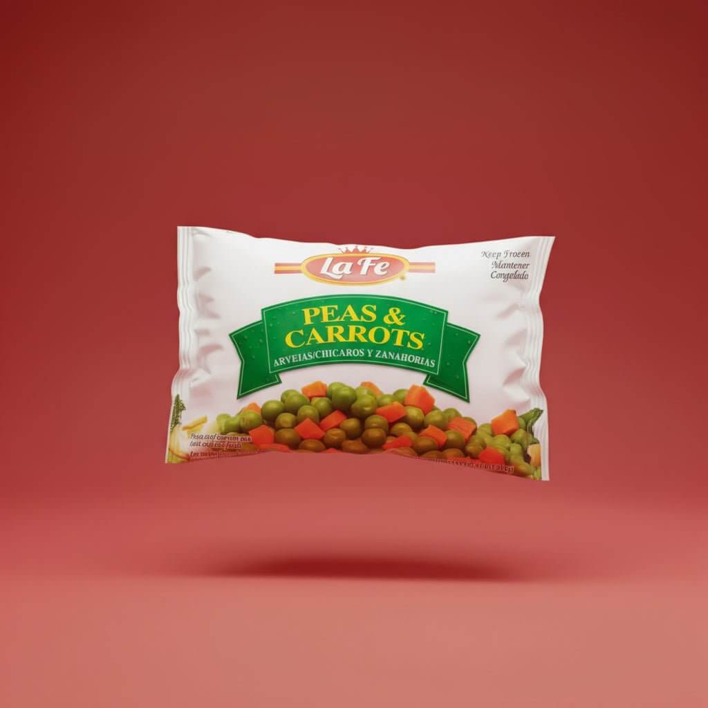 La Fe frozen peas and carrots 32 oz