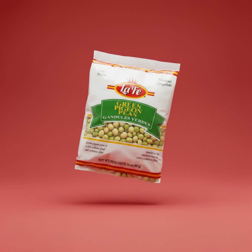 La Fe frozen pigeon peas 14 oz