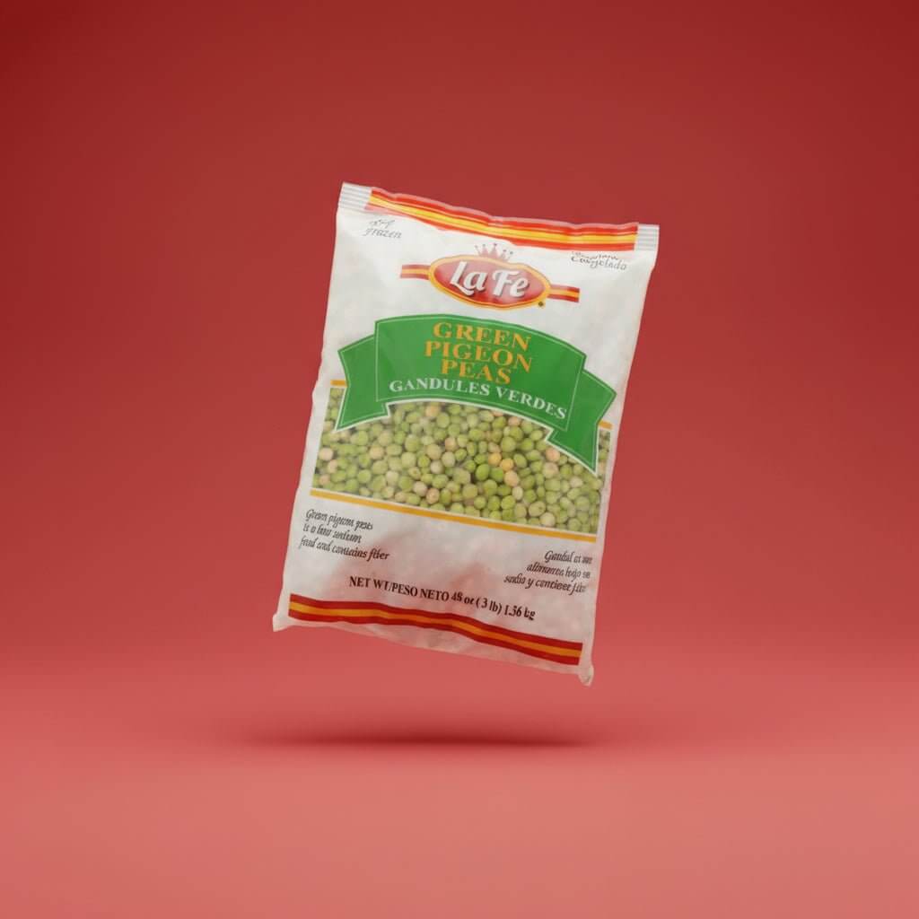 La Fe frozen pigeon peas bulk 3 lb