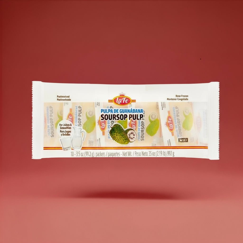 La Fe frozen soursop pulp cubes