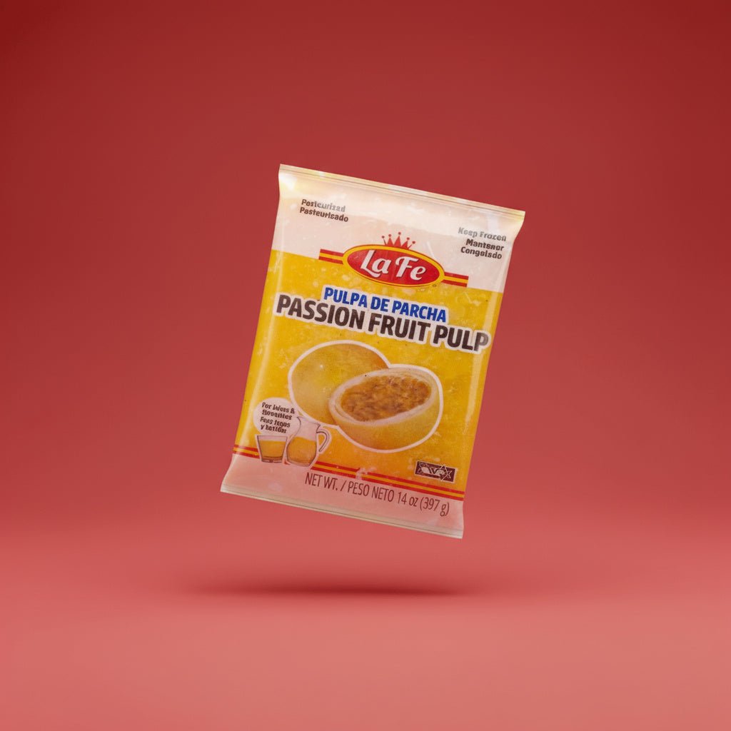 La Fe passion fruit pulp 14 oz