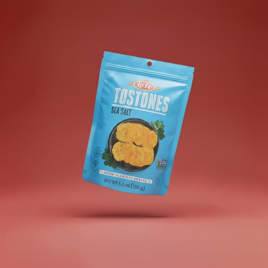 La Fe tostones sea salt plantain chips