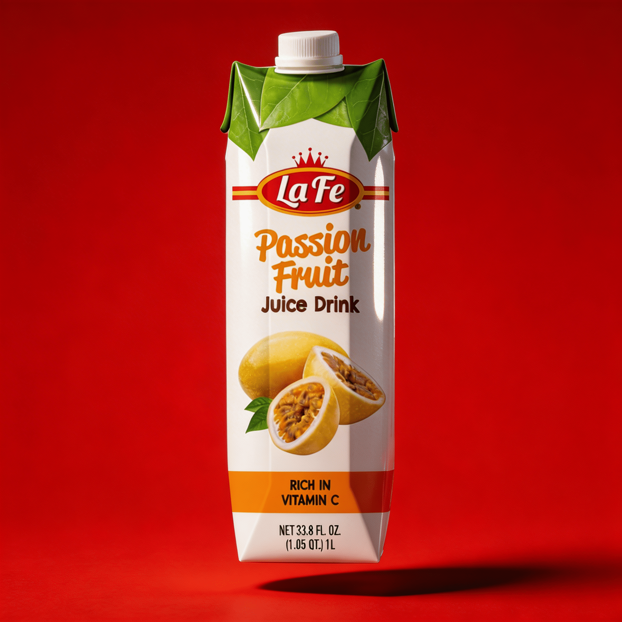 La Fe Passion Fruit Juice (Tetra) 12x1L - La Fe Foods