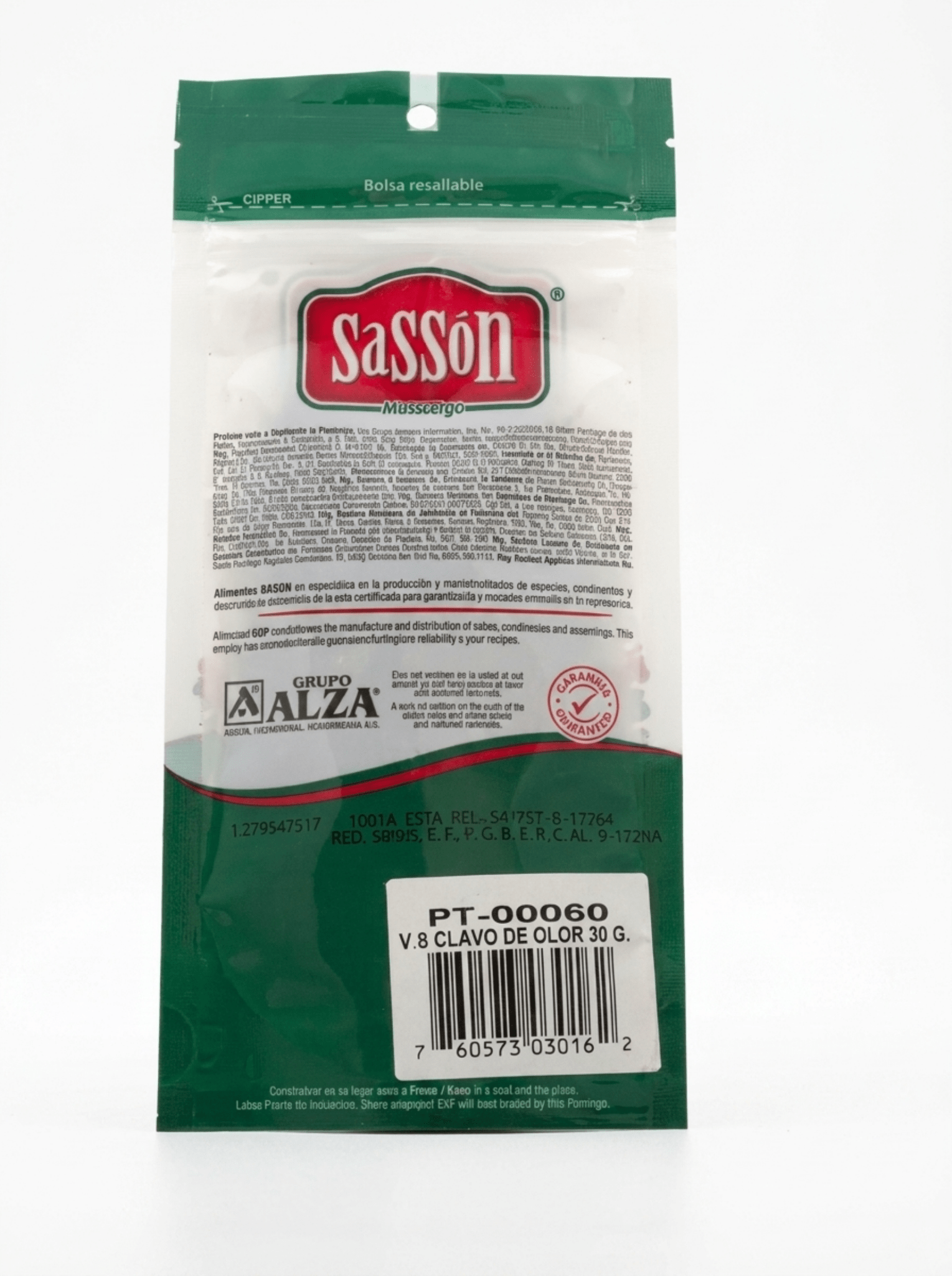 Sasson Whole Clove 12x1.06 Oz - La Fe Foods