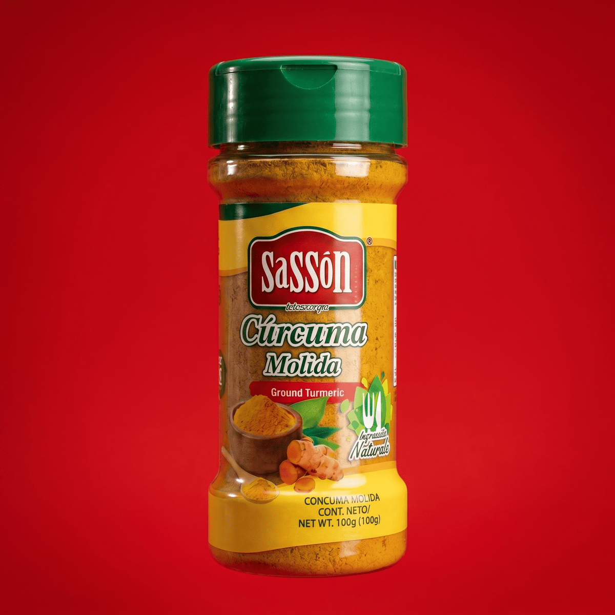 Sasson Ground Turmeric 12x1.69 oz turmeric powder cúrcuma molida for yellow rice