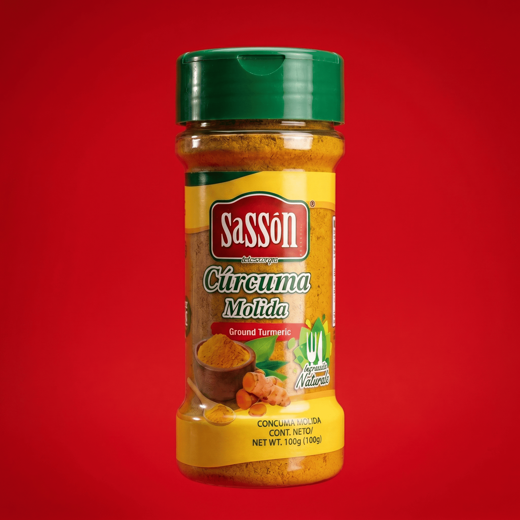 Sasson Ground Turmeric 12x1.69 oz turmeric powder cúrcuma molida for yellow rice