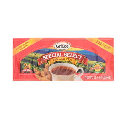 Grace Tea Ginger 24 tea bags pack, perfect for enjoying authentic Latin flavors and quality Latin foods.
