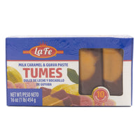 LAFE BOCADILLO TUMES with milk caramel and guava paste, a delicious traditional Latin American treat.
